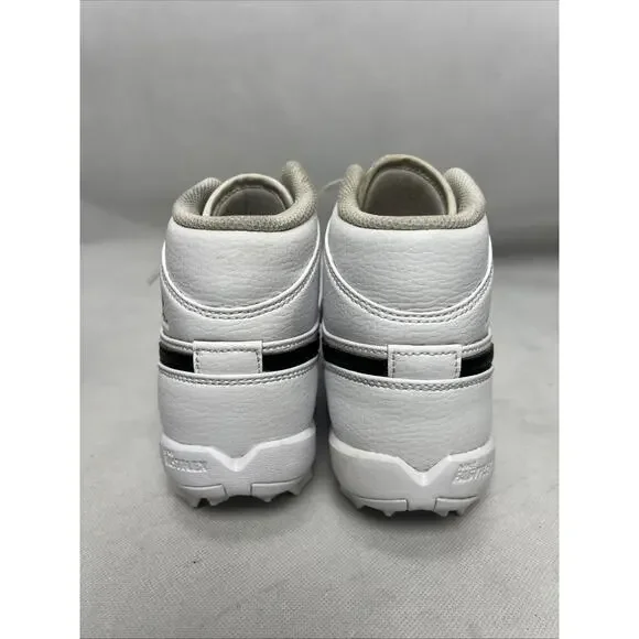 Nike Air Jordan 1 Mid Youth Multisport Cleat White Youth Size 5.5 HF6883-100 - Picture 5 of 12